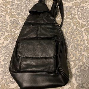 leather shoulder purse